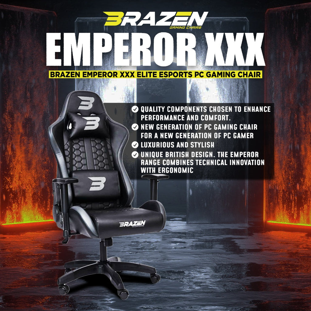 BraZen Emperor XXX Elite Esports PC Gaming Chair