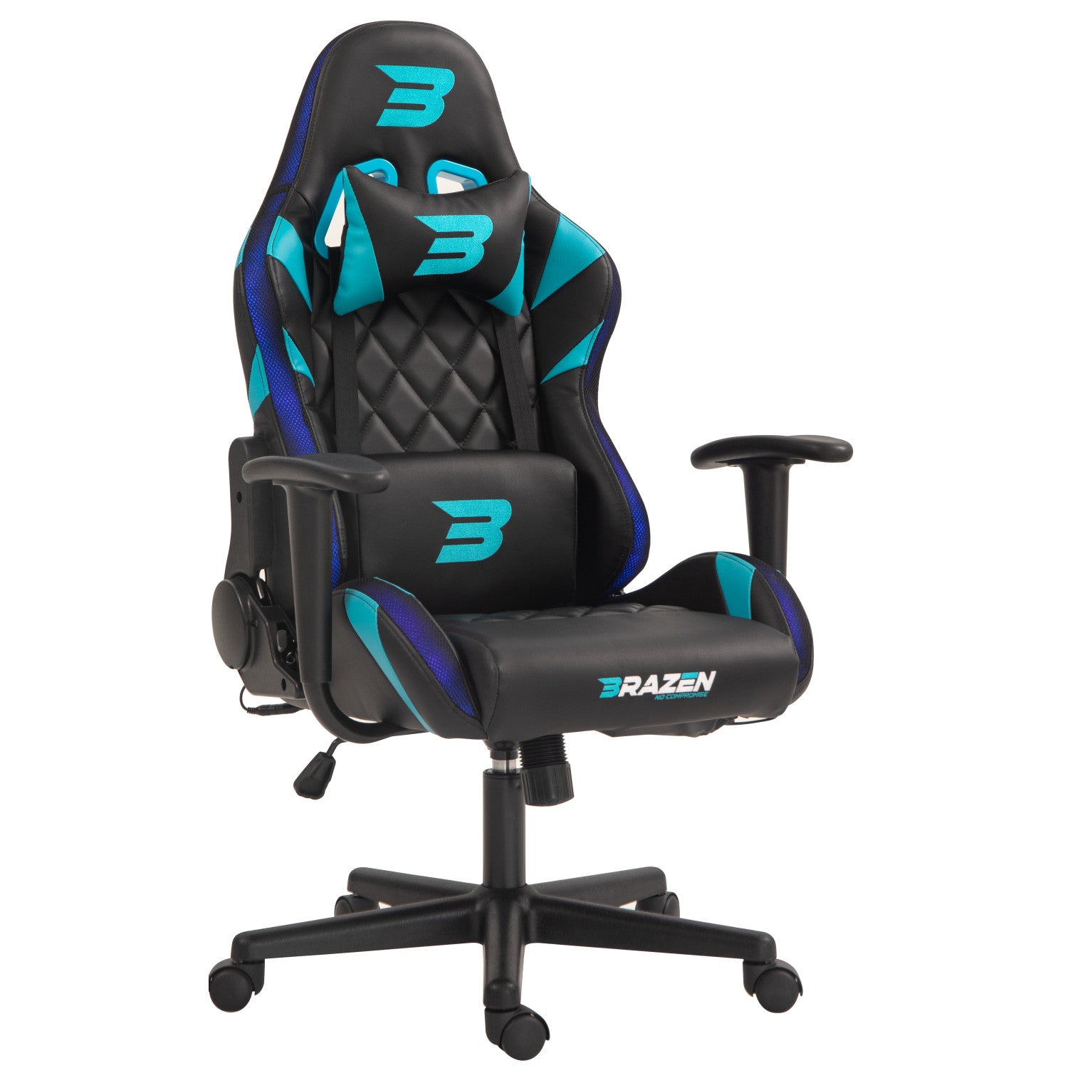 BraZen Vision Esports Elite Junior PC Gaming Chair - with RGB